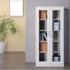 2- Door full glass metallic cabinet