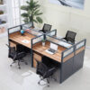 4 Way office workstation