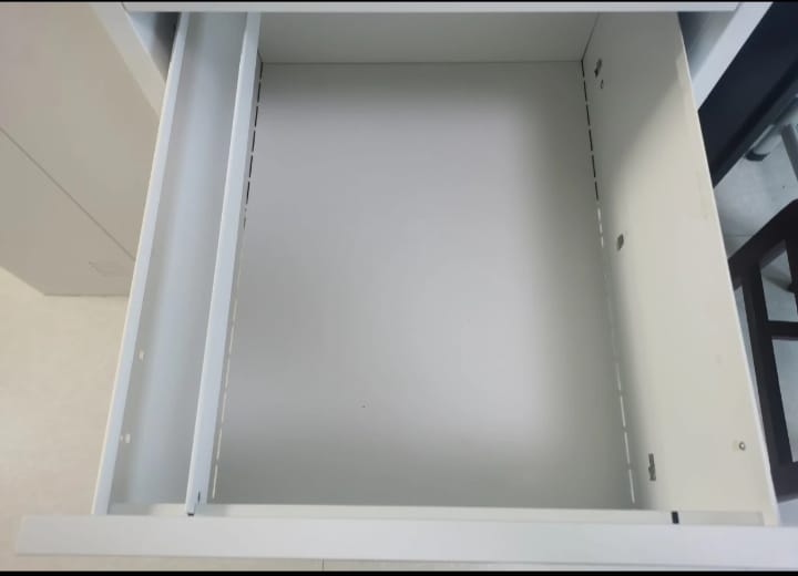4 - Drawer Metallic Office Cabinet